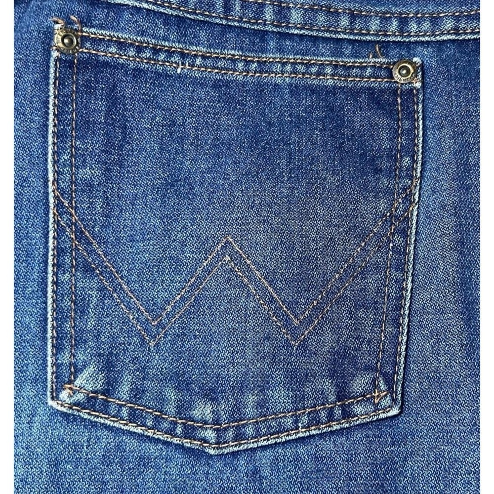 Vintage Wrangler Womens Size 20 Misses Full Fit Jeans Made in USA Blue Denim - Picture 16 of 16